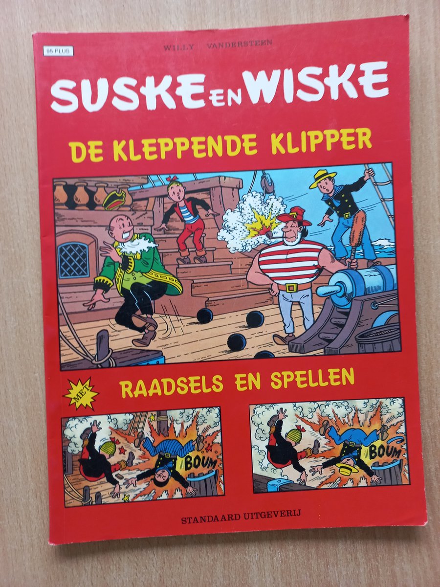 Deel 95 Plus Suske en Wiske De Kleppende Klipper met Raadsels en Spellen