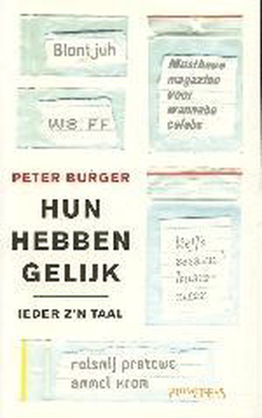 P. Burger Hun Hebben Gelijk thumbnail