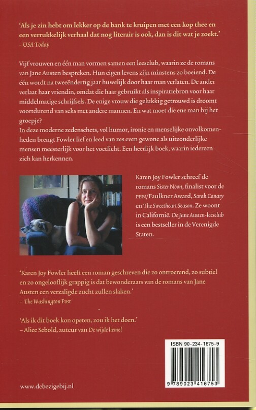 De Jane Austen leesclub achterkant