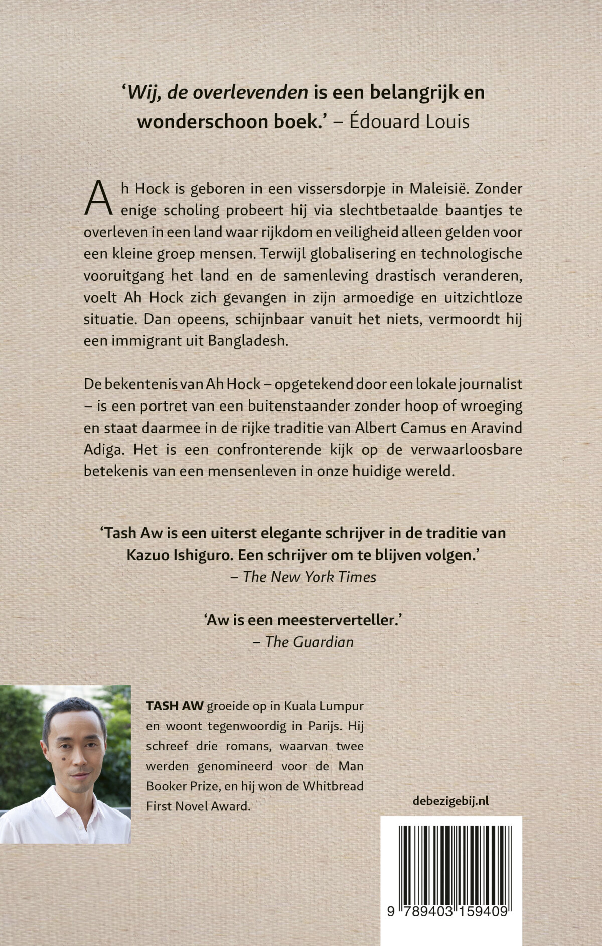 Wij, de overlevenden achterkant