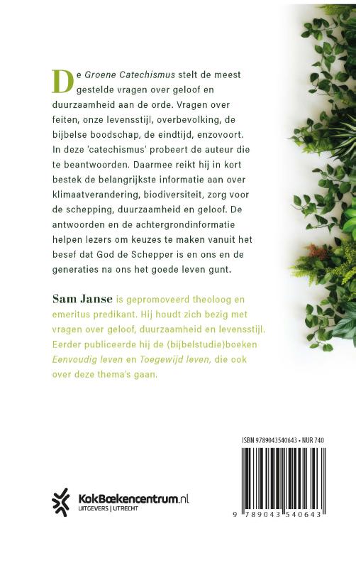 Groene catechismus achterkant