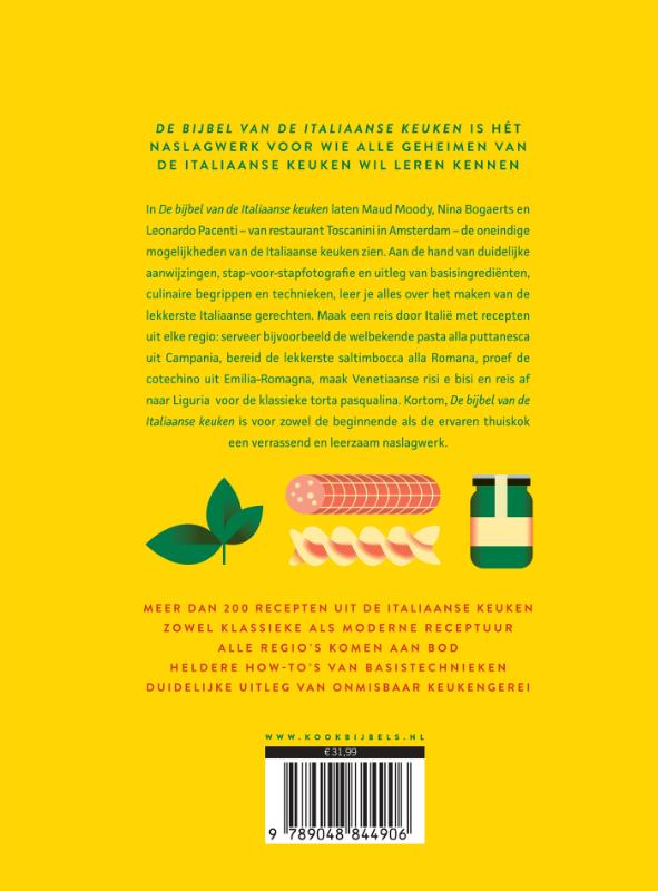 De bijbel van de Italiaanse keuken / Landenbijbels De bijbel van de Italiaanse keuken / Landenbijbels achterkant