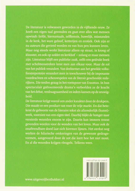 Gevleugelde woord / Geschiedenis van de Nederlandse literatuur Gevleugelde woord / Geschiedenis van de Nederlandse literatuur achterkant