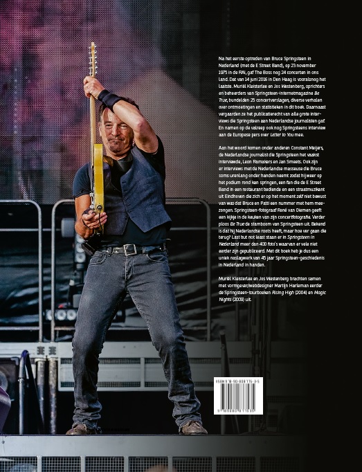 Springsteen in Nederland / Be True Bruce Springsteen Boeken / 3 achterkant