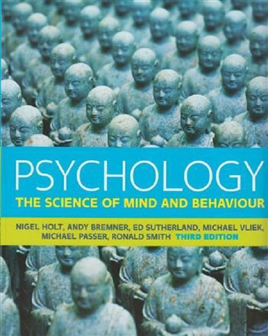 SW: Psychology, the science of mind an behaviour