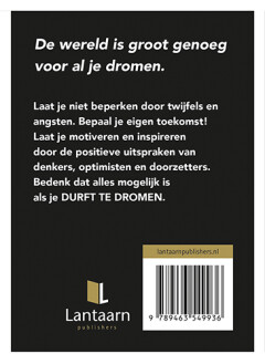 Dare to dream achterkant