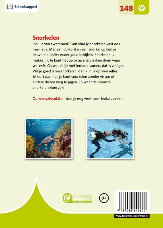 Snorkelen / Junior informatie 8-2 achterkant