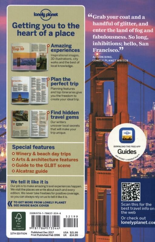 San Francisco / Lonely Planet City Guide achterkant