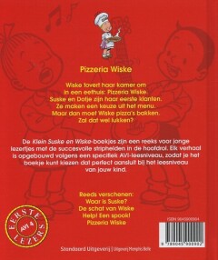 Pizzeria Wiske / Klein Suske en Wiske achterkant