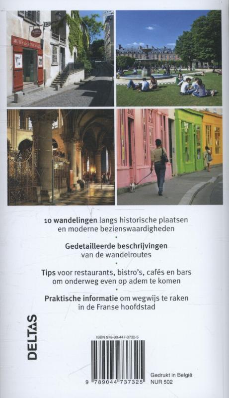 De mooiste wandelingen in Parijs / Merian live! achterkant