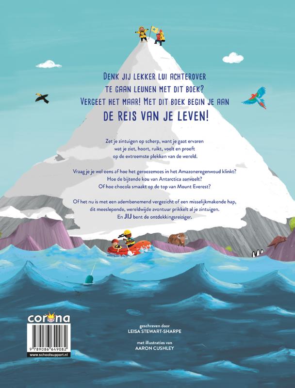Hoe smaakt chocola op Mount Everest? achterkant