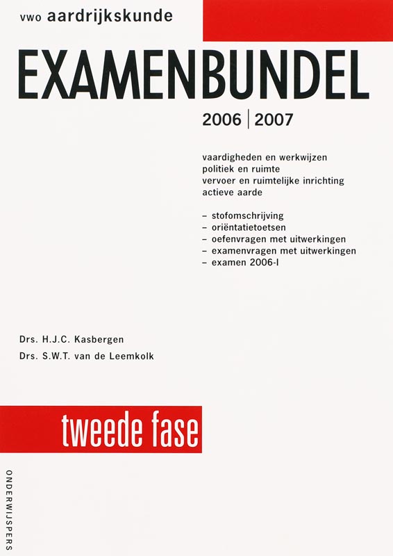 Examenbundel vwo Aardrijkskunde 2006/2007