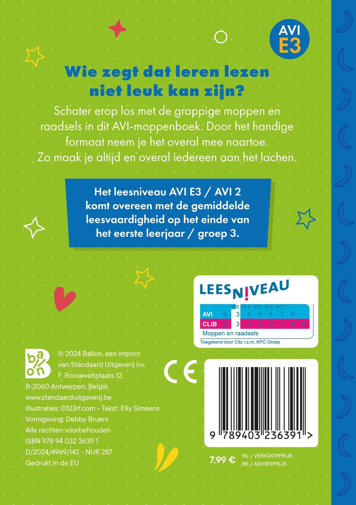 Mijn AVI-moppenboek / Mijn AVI-moppenboek achterkant
