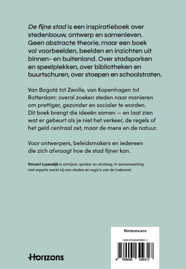 De fijne stad achterkant
