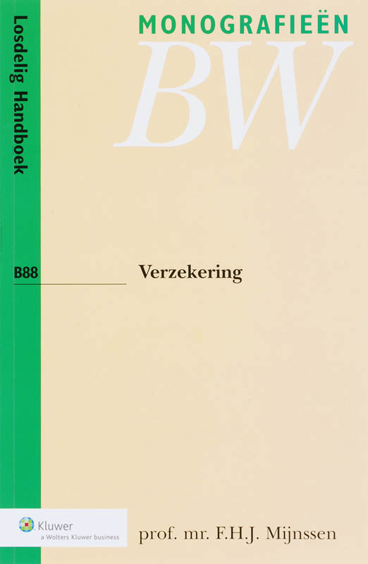 Verzekering / Monografieen BW / B88