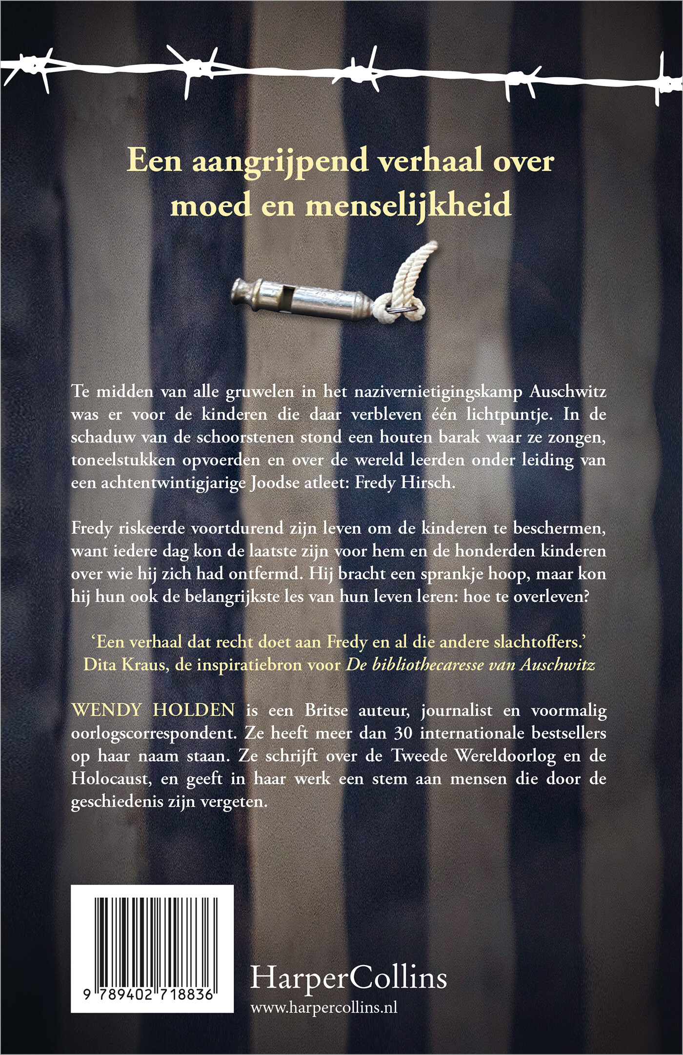 De onderwijzer van Auschwitz achterkant