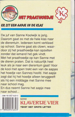 Het praathoedje - Er zit een aapje in de klas / Klavertje vier achterkant