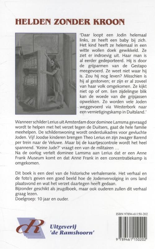 Helden zonder kroon achterkant