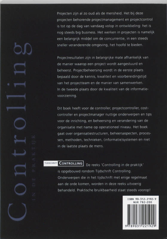 Project- en costcontol / Controlling in de praktijk / 52 achterkant