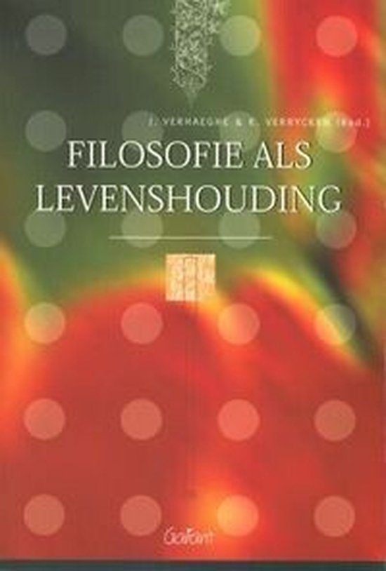 FILOSOFIE ALS LEVENSHOUDING