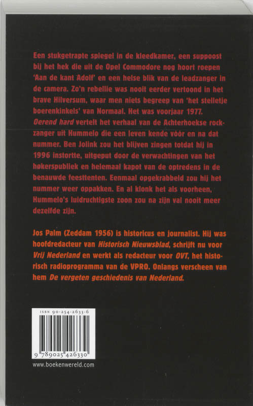 Oerend Hard achterkant