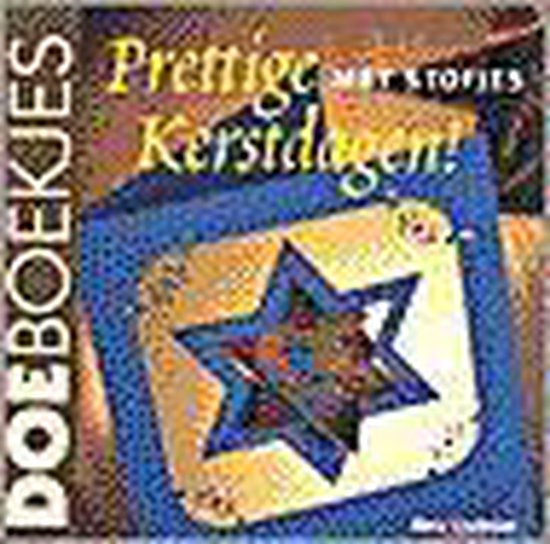 Prettige kerstdagen! met stofjes / Doeboekjes