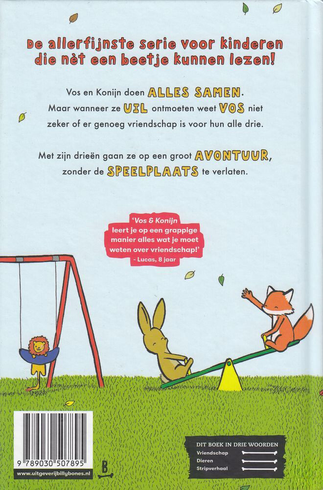 Vos & Konijn maken vrienden / Vos en Konijn / 2 achterkant
