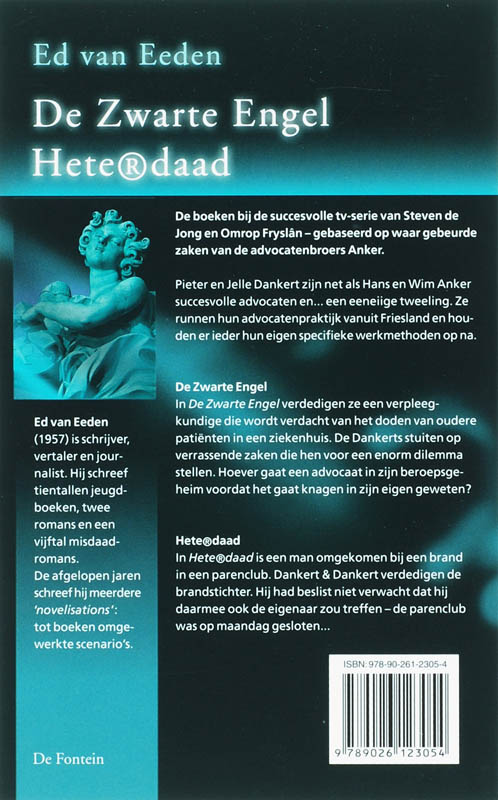 Dankert & Dankert De zwarte engel/Heterdaad achterkant