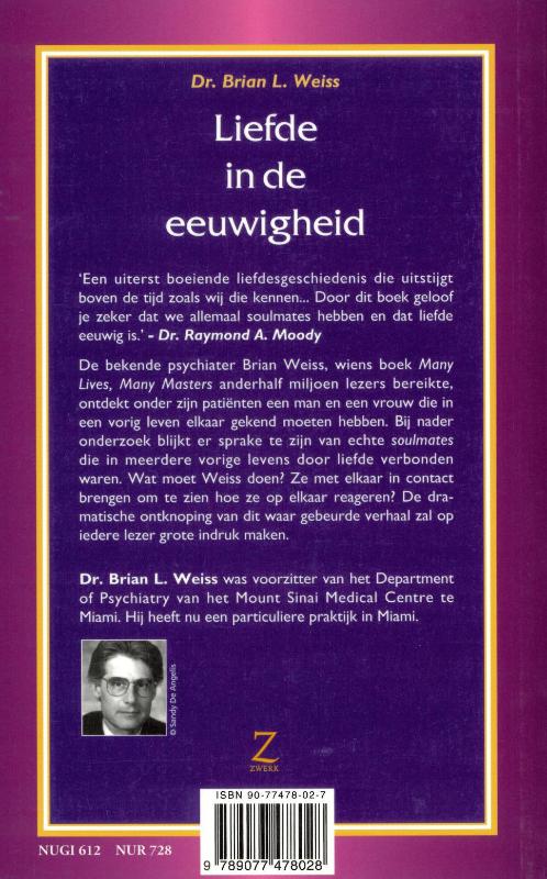 LIEFDE IN DE EEUWIGHEID achterkant