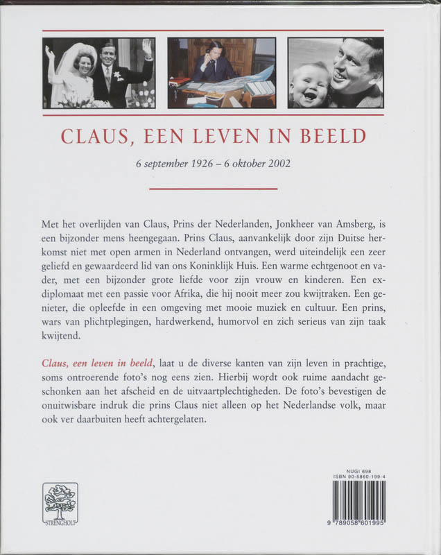 Claus - een leven in beeld achterkant