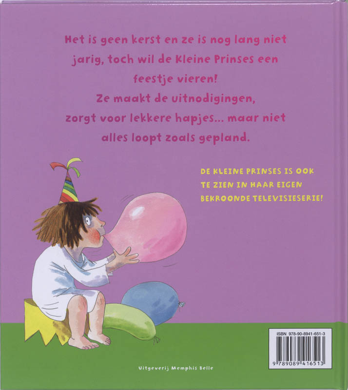 Ik wil een feestje! / De Kleine Prinses achterkant