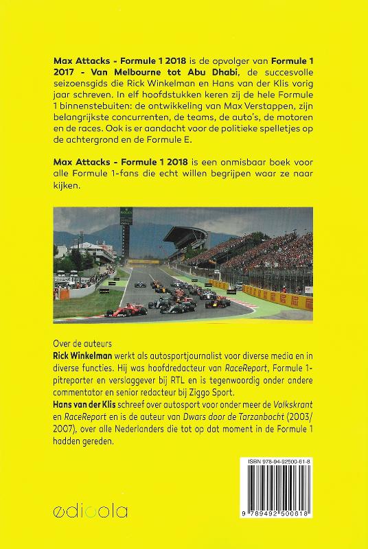 Formule 1, 2018 achterkant