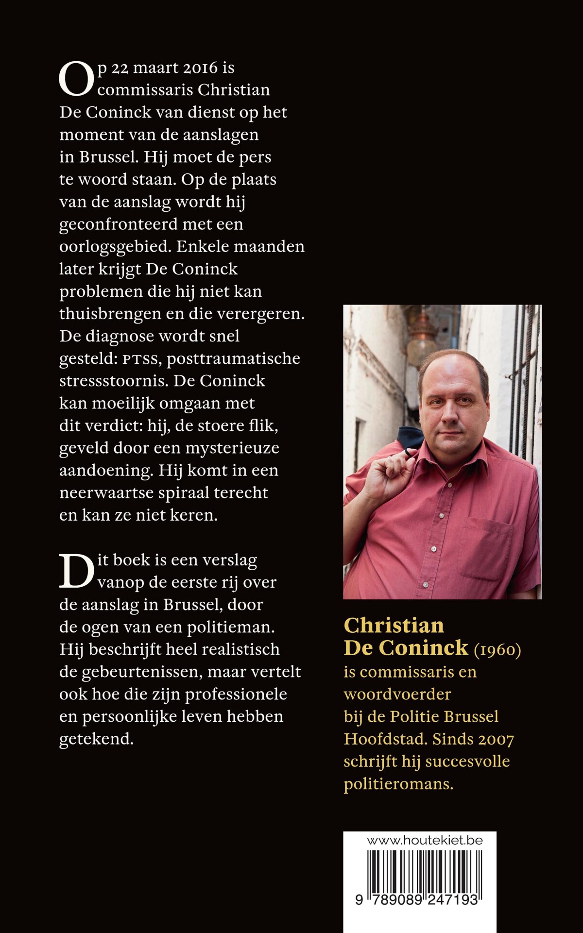 Die dag heeft Brussel geweend (en ik ook) achterkant