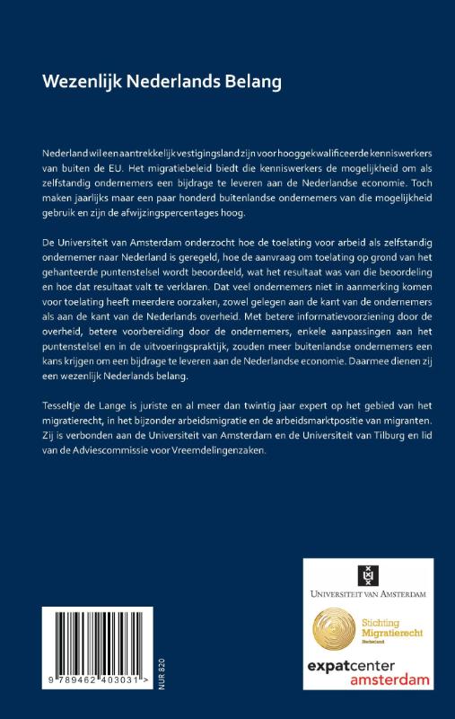 Wezenlijk Nederlands Belang achterkant