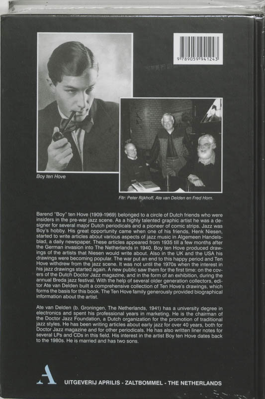Boy ten Hove's caricatures - Ate van Delden achterkant