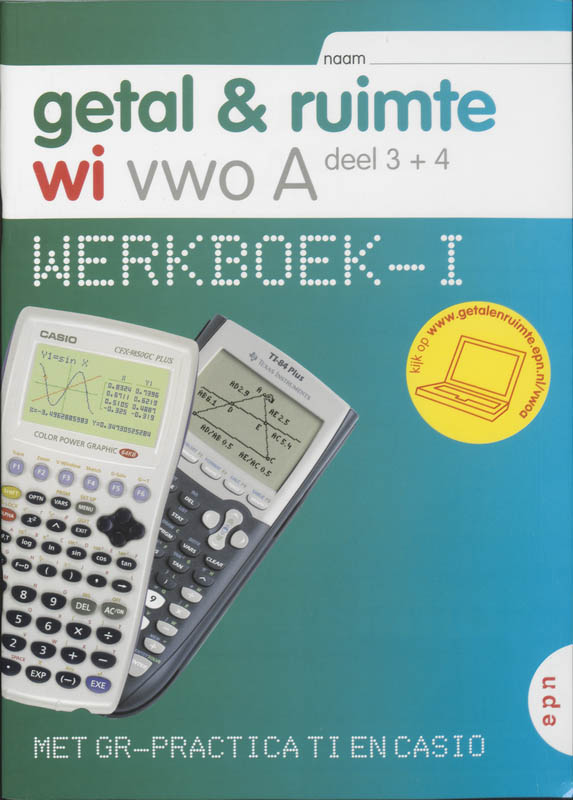 boekenbalie_9789011098817_cover Getal en Ruimte / Vwo A 3 en 4 / deel Werkboek-i