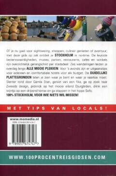 100% Stockholm / 100% stedengidsen 100% Stockholm / 100% stedengidsen achterkant