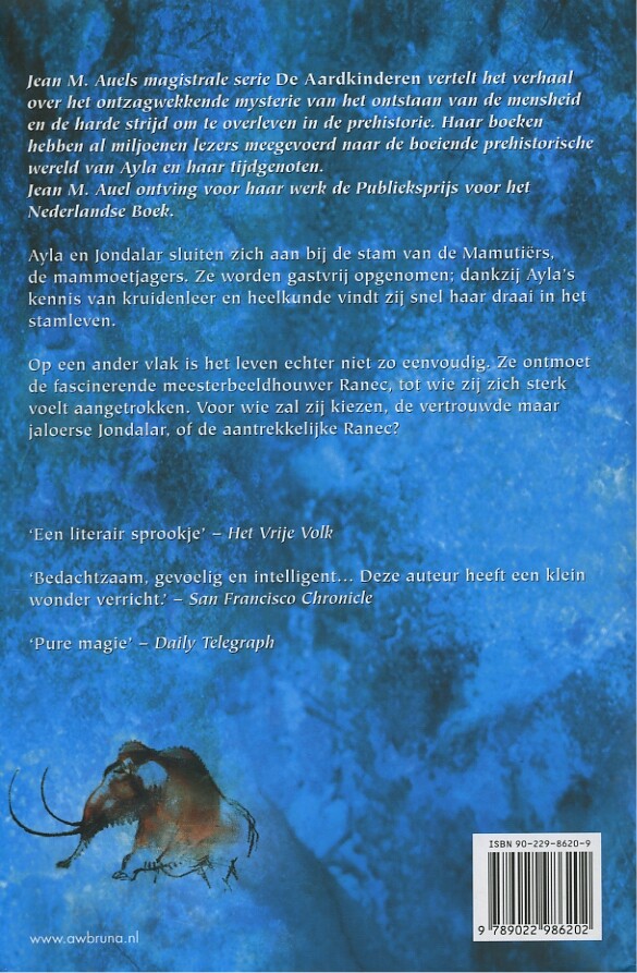De mammoetjagers / 3 De mammoetjagers / De Aardkinderen / 3 achterkant