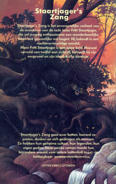 Staartjager's zang achterkant