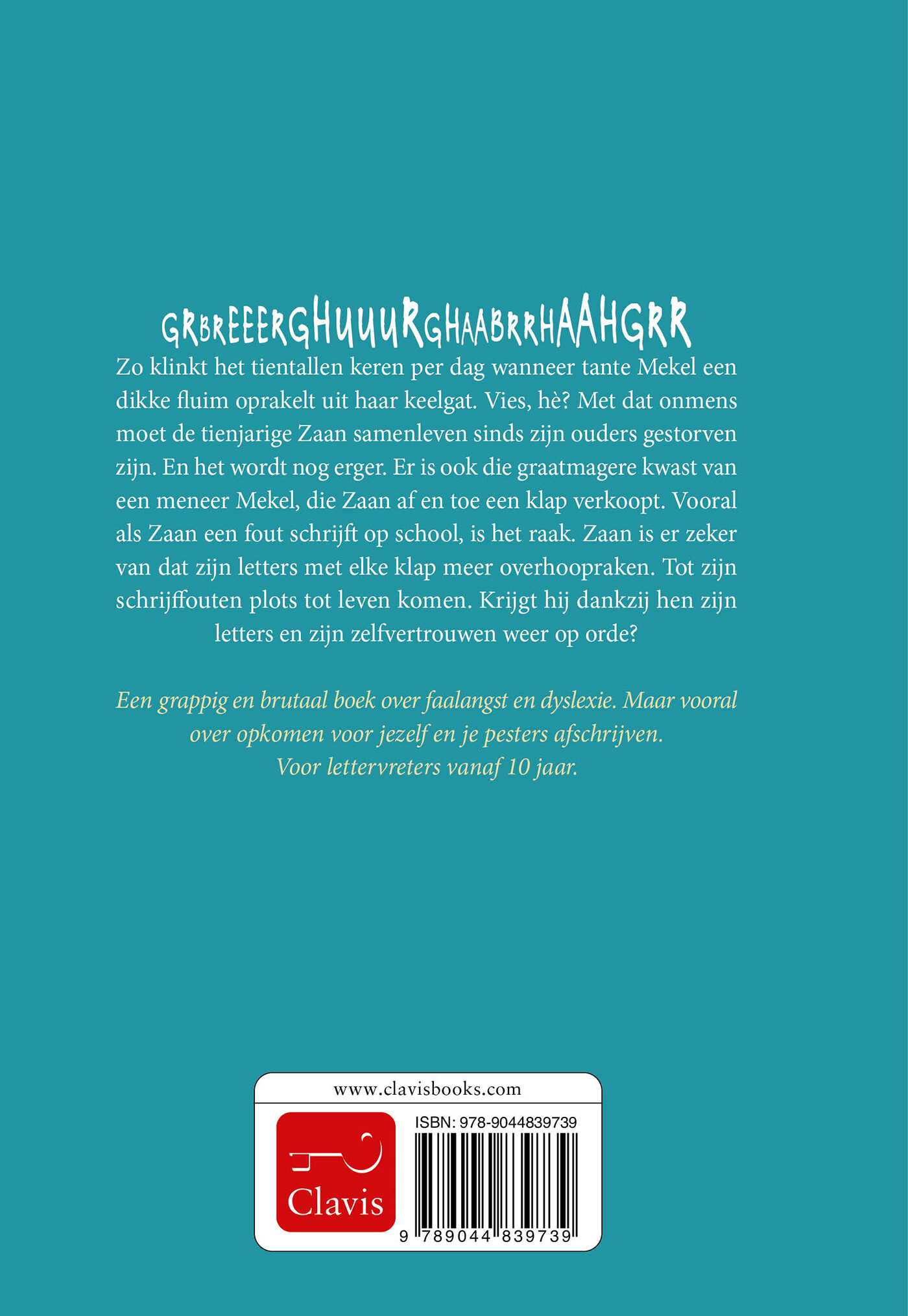 Etters en letters / De Mekels / 1 achterkant