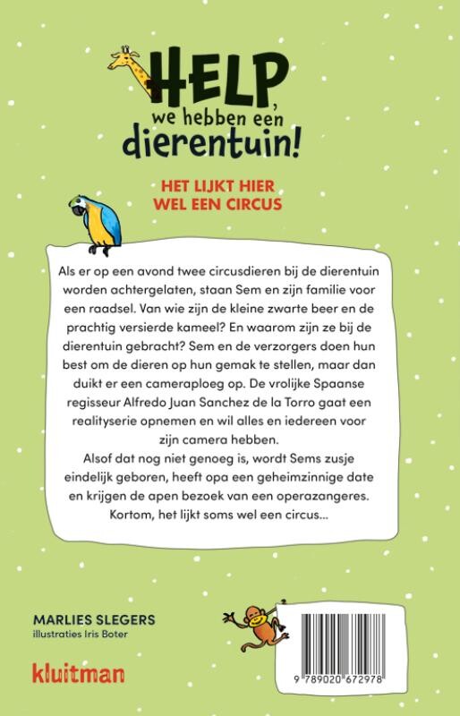 Het lijkt hier wel een circus / Help, we hebben een dierentuin! / 5 achterkant
