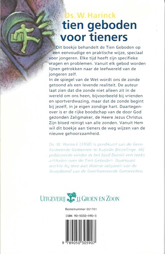 Tien geboden voor tieners achterkant