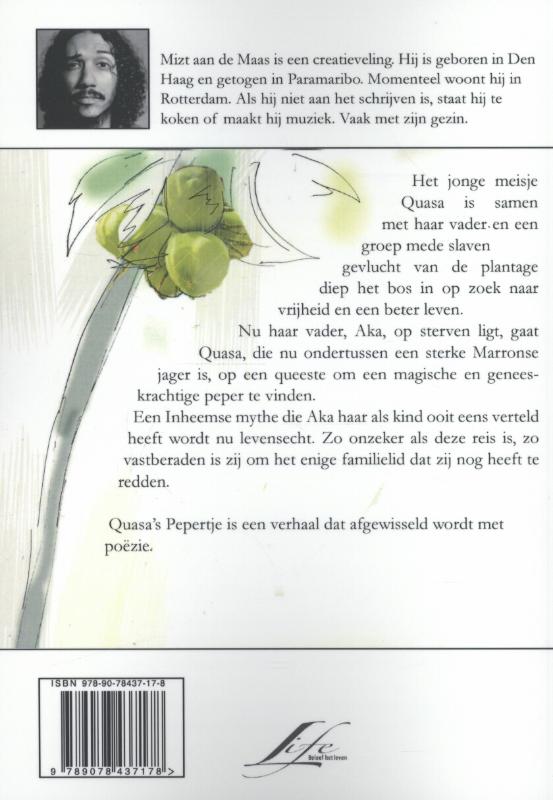 Quasa's pepertje achterkant