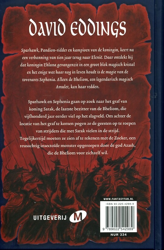De robijnridder / Het Elenium / 2 achterkant