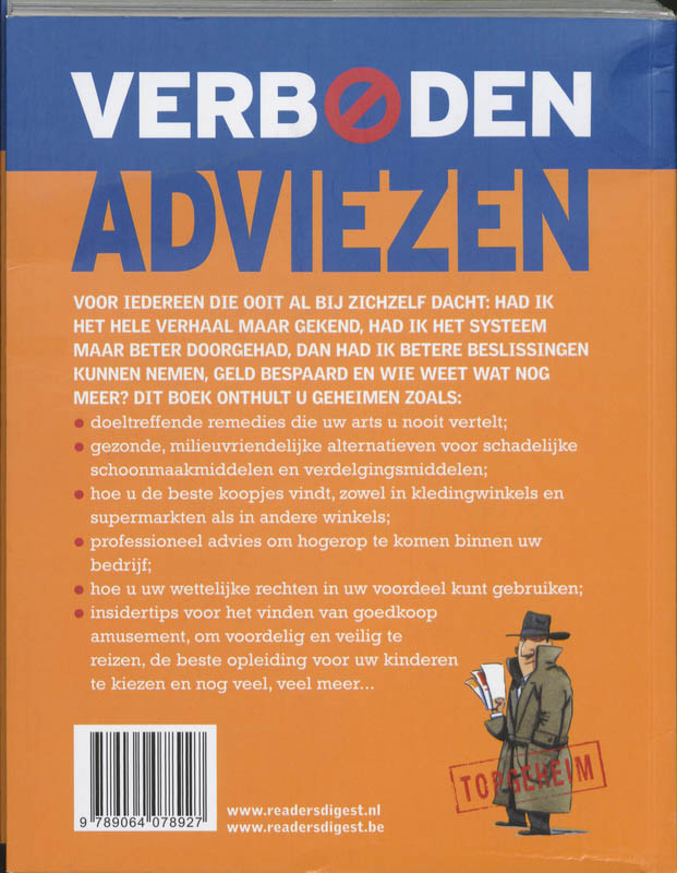 Verboden adviezen e achterkant