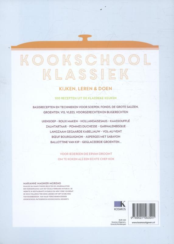 Kookschool klassiek achterkant