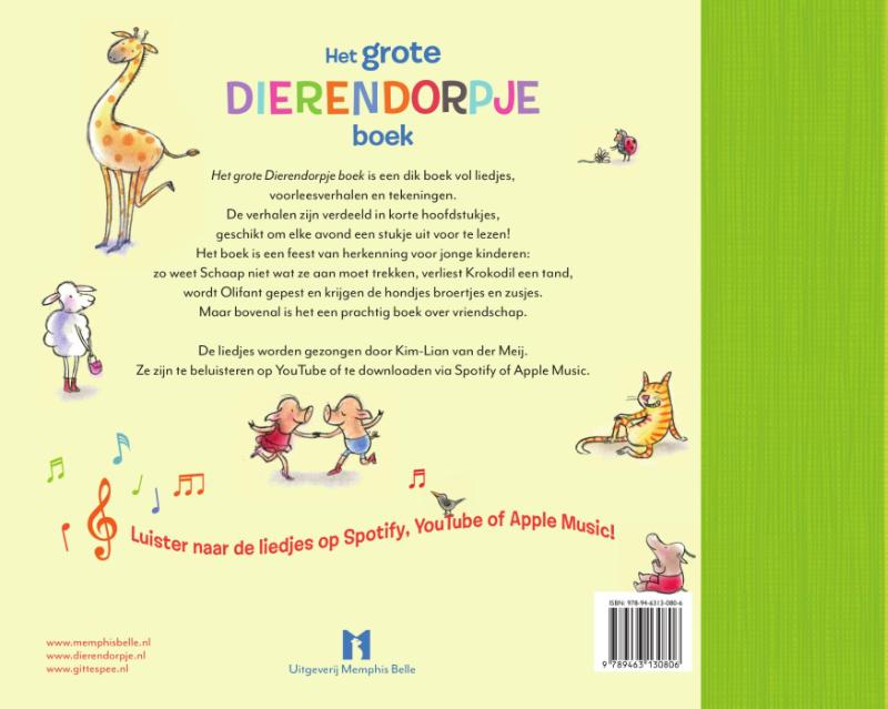 Het grote Dierendorpje boek / Dierendorpje achterkant