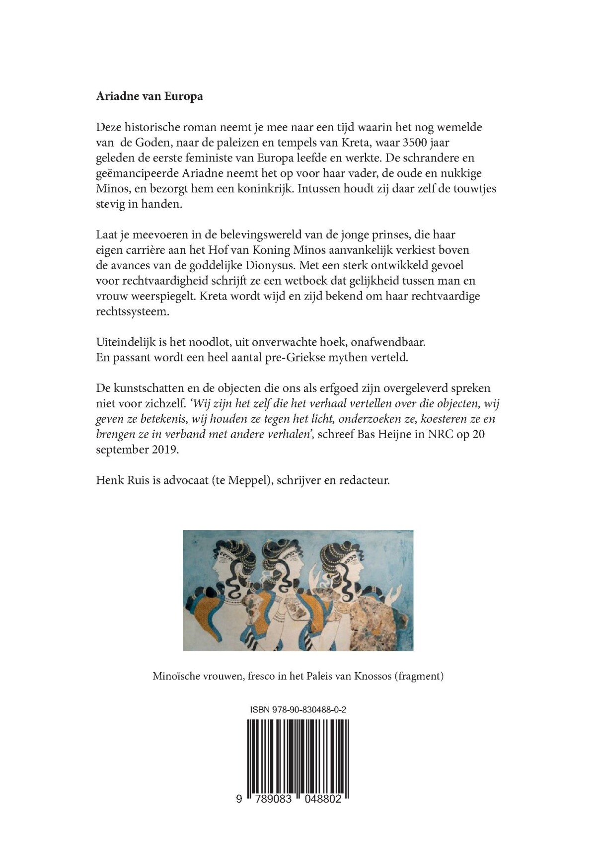 Ariadne van Europa achterkant