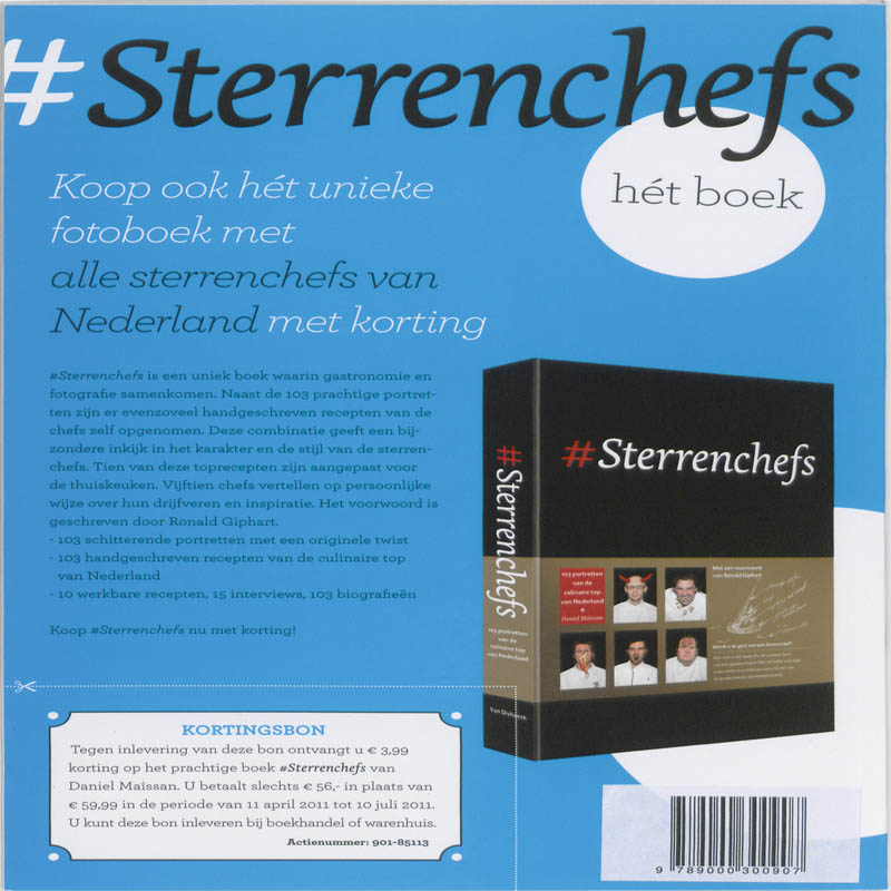Sterrenchefs Magazine achterkant