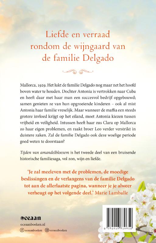 Tijden van amandelbloesem / De Mallorca saga / 2 achterkant